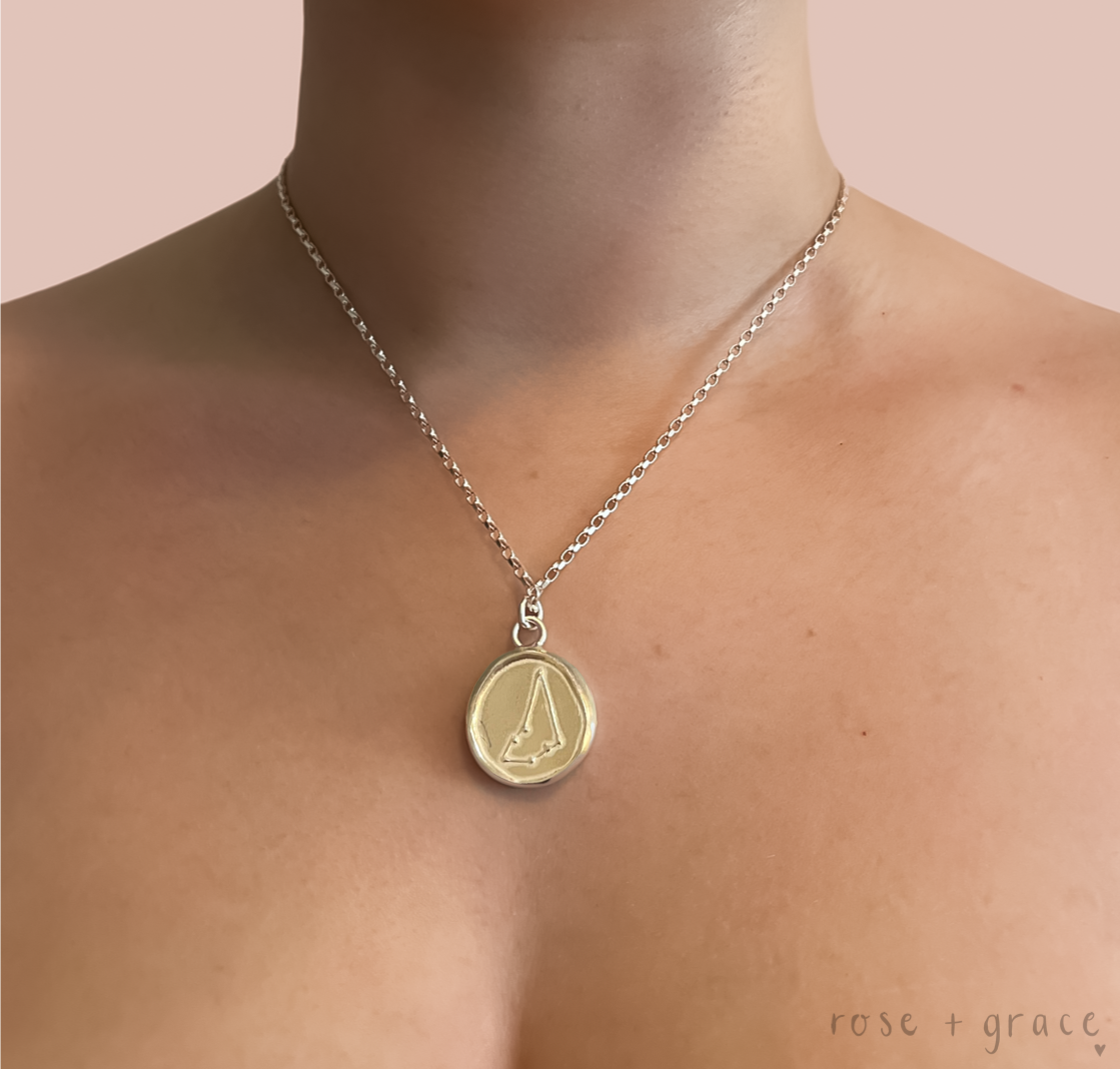 Capricorn Zodiac Pendant Necklace