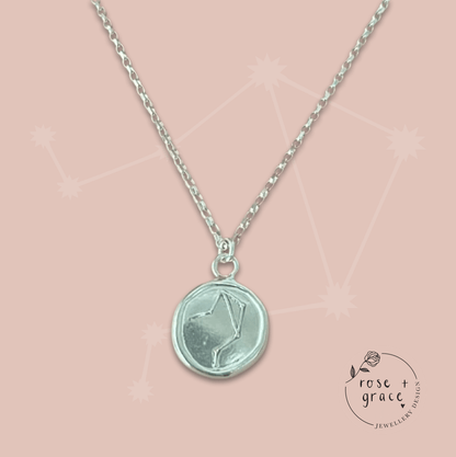 Libra Zodiac Pendant Necklace