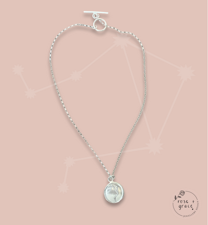 Libra Zodiac Pendant Necklace