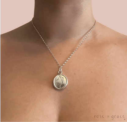 Libra Zodiac Pendant Necklace