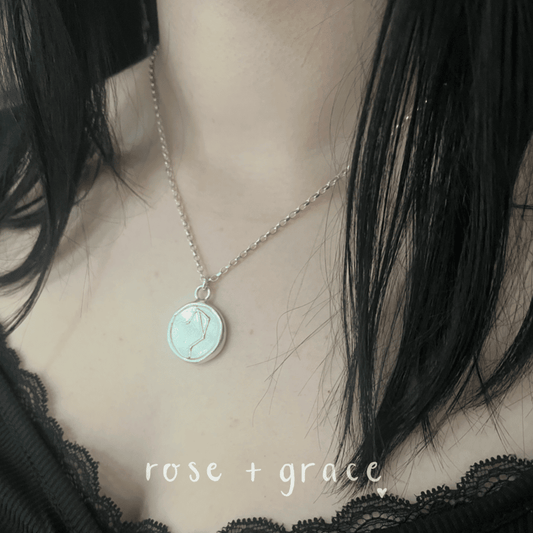 Libra Zodiac Pendant Necklace